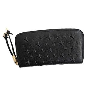 Jimmy Choo（ジミーチュウ） ラウンド長財布  FILIPA  BLACK