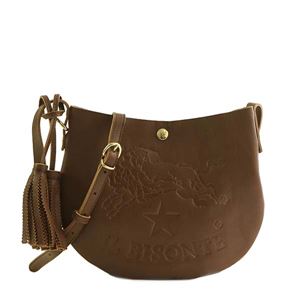 IL Bisonte（イルビゾンテ）ナナメガケバッグ  A2665 846 DARK BROWN