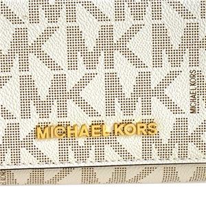 MICHAEL KORS(マイケルコース) F フラップ長財布 35H6GYAE7B VANILLA MICHAEL KORS(マイケルコース) F フラップ長財布 35H6GYAE7B VANILLA