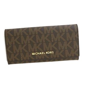 MICHAEL KORS（マイケルコース） F フラップ長財布  35H6GYAE7B  BROWN