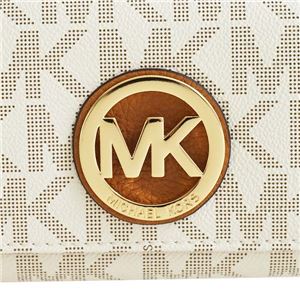 MICHAEL KORS(マイケルコース) F フラップ長財布 35T7GFTE1B VANILLA/ACRN MICHAEL KORS(マイケルコース) F フラップ長財布 35T7GFTE1B VANILLA/ACRN