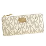 MICHAEL KORS（マイケルコース） F L字ファスナー長財布  35F7GTTE7B  VANILLA/ACRN