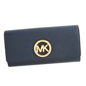 MICHAEL KORS（マイケルコース） F フラップ長財布  35F0GFTE1L  NAVY