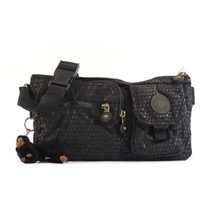 Kipling（キプリング） ショルダーバッグ  K14278 19M BLACK SCALE EMB