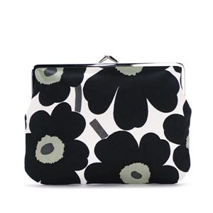 marimekko（マリメッコ） ポーチ  37773 30 WHITE/BLACK/OLIVE