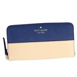 KATE SPADE（ケイトスペード） ラウンド長財布  PWRU3898 251 DRIFTING SAND/OCEAN