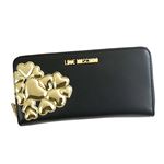 LOVE MOSCHINO（ラブモスキーノ） ラウンド長財布  JC5557 00B NERO/ORO