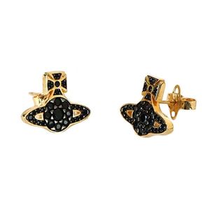 Vivienne Westwood（ヴィヴィアンウエストウッド） ピアス  BE624998/2  BLACK CZ