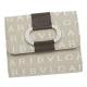 ブルガリ 25024 lettere oval BE Wホック財布・ベージュ - 縮小画像1