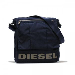 DIESEL（ディーゼル） ナナメガケバッグ ROAD 4 FREEDOM XN48 T6066 ブルー H34×W31×D8