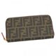 Fendi（フェンディ） 長財布 ZUCCA PU LOGO 8M0024 F0GQH ピンク H10×W18.5×D2