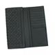 BOTTEGA VENETA（ボッテガベネタ） 長財布 P.FOGLIO INTRECCIATO 120697 1000 ブラック H9.5×W18×D2 - 縮小画像2