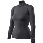 ゴールドウイン C3fit（シースリーフィット） パフォーマンスハイネック L／S ウィメンズ 3FW01103 ブラック L