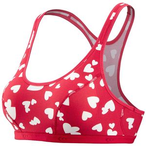 ゴールドウイン C3fit（シースリーフィット） スポーツブラ（PRINT） 3FW80200 レッドハート LAB