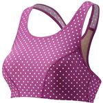 ゴールドウイン C3fit（シースリーフィット） スポーツブラ（ラージカップ／プリント） 3FW81201 グレープ×ホワイト MDE