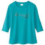 バタフライ（Butterfly） 43939 F‐TS43939 Tシャツ 【卓球ウエア／レディース】 グリーン L