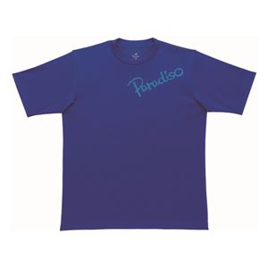 PARADISO（パラディーゾ） 半袖プラクティスシャツ 52CM1A ブルー LL - 拡大画像