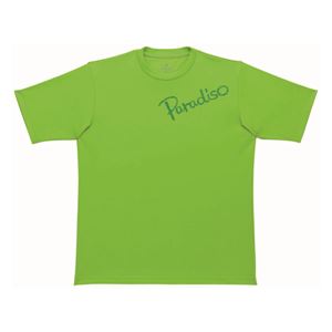 PARADISO（パラディーゾ） 半袖プラクティスシャツ 52CM1A ライムグリーン LL - 拡大画像
