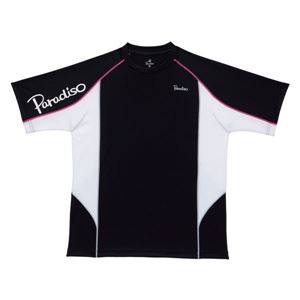 PARADISO（パラディーゾ） プラクティスシャツ 93CM1A ブラック L - 拡大画像