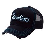 PARADISO（パラディーゾ） ハーフメッシュキャップ CPCM33 ブラック