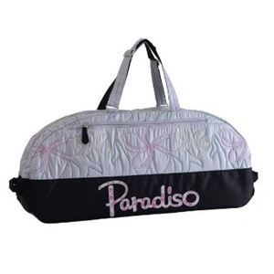 PARADISO（パラディーゾ） ワイドラケットバッグ TRA320 シルバーグレー - 拡大画像