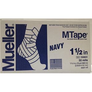 Mueller(ミューラー) Mテープ チームカラー38mm ネイビーブルー 32個セット 130831 商品写真