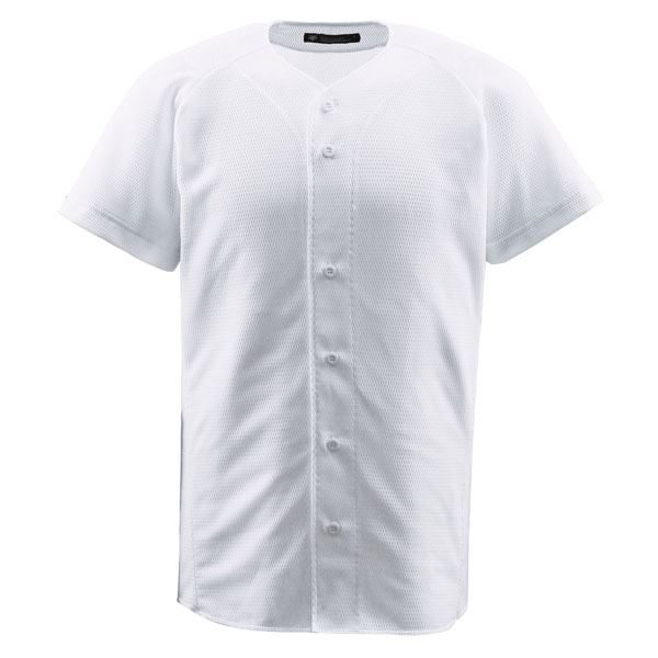 デサント（DESCENTE） フルオープンシャツ （野球） DB1010 Sホワイト S b04