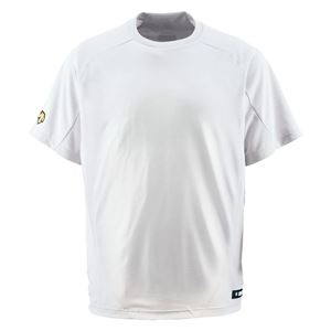 デサント（DESCENTE） ベースボールシャツ（Tネック） （野球） DB200 Sホワイト L - 拡大画像