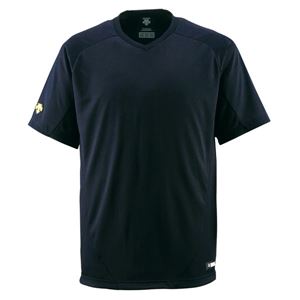 デサント(DESCENTE) ベースボールシャツ(Vネック) (野球) DB202 ブラック L 商品画像