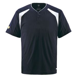 デサント(DESCENTE) ベースボールシャツ(2ボタン) (野球) DB205 Dネイビー L 商品画像