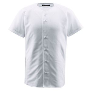 デサント（DESCENTE） ジュニアフルオープンシャツ （野球） JDB1010 Sホワイト 130 - 拡大画像
