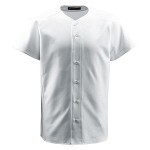 デサント（DESCENTE） ジュニアフルオープンシャツ （野球） JDB1011 Sホワイト 140 - 拡大画像