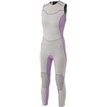 AQA（アクア） シーラックス ロングジョン レディース KW4491 グレイ×パープルS
