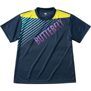 バタフライ(Butterfly) 男女兼用Tシャツ グラデイト・Tシャツ 45090 ネイビー XO 商品画像