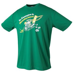 ヤサカ(Yasaka) 卓球アパレル NEO グラにゃんTシャツ(男女兼用) Y893 グリーン