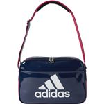 adidas（アディダス） エナメル ショルダー（M） カラー：カレッジネイビー／ボールドピンク