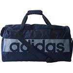 adidas（アディダス） リニアロゴチームバッグ M カラー：カレッジネイビー／カレッジネイビー／タクティクブルー サイズ：M