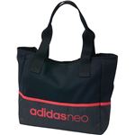 adidas（アディダス） CC スウェットトートバッグ ビッグ W カラー：ブラック／コアピンク