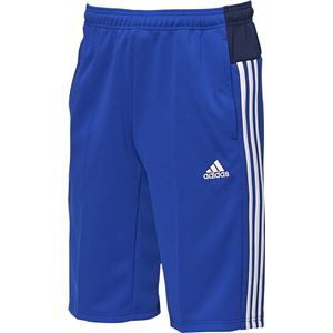 adidas（アディダス） ウォームアップハーフパンツ カラー：カレッジロイヤル／ホワイト サイズ：J／L