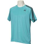 adidas（アディダス） D2M トレーニング3ストライプスTシャツ カラー：エナジーブルー サイズ：J／L