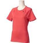 adidas（アディダス） D2M トレーニング ベーシック半袖Tシャツ カラー：コアピンク サイズ：J／L Women's