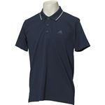 adidas（アディダス） ESSENTIALS ストライプ ポロシャツ カラー：カレッジネイビー サイズ：J／XS