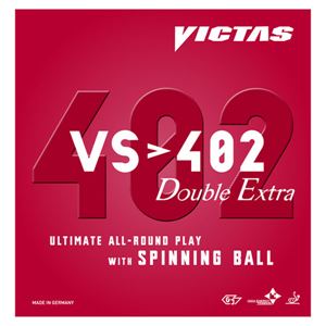 ヤマト卓球 VICTAS(ヴィクタス) 裏ソフトラバー VS>402 ダブルエキストラ 020401 ブラック 1.8 商品画像