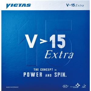 ヤマト卓球 VICTAS(ヴィクタス) 裏ソフトラバー V>15 エキストラ 020461 ブラック 2 商品画像