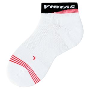 ヤマト卓球 VICTAS(ヴィクタス) 卓球ソックス V-SX017 037450 ブラック×レッド Lサイズ