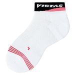 ヤマト卓球 VICTAS(ヴィクタス) 卓球ソックス V-SX017 037450 ブラック×レッド Lサイズ