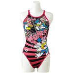 デサント ARENA(アリーナ) Disney スーパーフライバック DIS7351W ブラック・ピンク×マゼンタ×ブラック SSサイズ