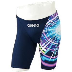 デサント ARENA(アリーナ) X-PYTHON2 ハーフスパッツ FAR7542M ネイビー×ピンク XOサイズ