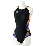 デサント ARENA(アリーナ) AQUA RACING セイフリーバック(着やストラップ) FAR7564W ブラック×ピンク×オレンジF XOサイズ