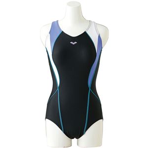 デサント ARENA(アリーナ) Water Exercise ワイドフローバック(ひっかけフィットパッド) FLA7712W Bグレイ×ライラ×Nホワイト Oサイズ